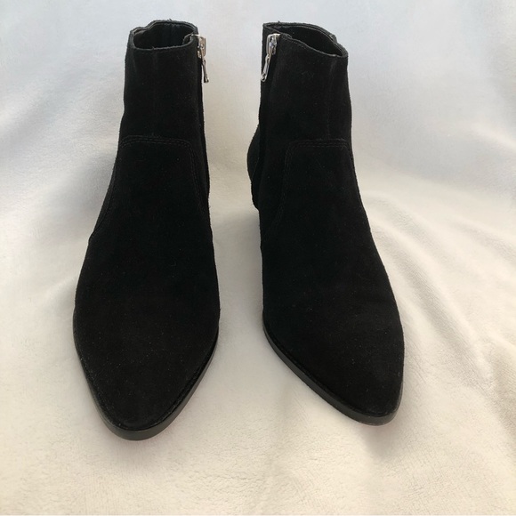 Ann Taylor Ophera Suede Flat Booties - Picture 5 of 7